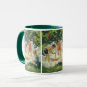 kinderen die Speelgoed zeilboten maken Mok (Voorkant links)