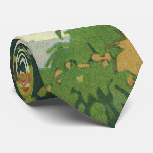  kinderen die Speelgoed zeilboten maken Stropdas (Opgerold)