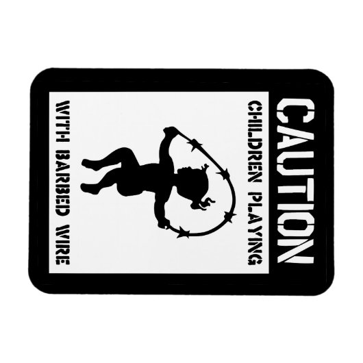 Kinderen die spelen magneet (Horizontaal)