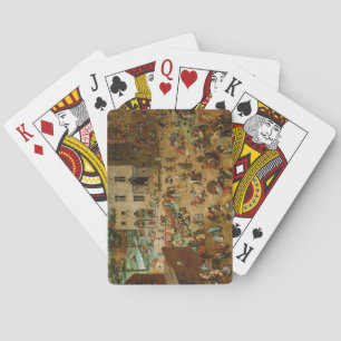 Kinderen die Spelen spelen (Pieter Bruegel de Oude Pokerkaarten