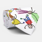 Kinderen die Stropdas spelen (Opgerold)