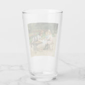 Kinderen die vanmiddag thee drinken in het park glas (Achterkant)