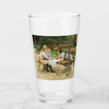 Kinderen die vanmiddag thee drinken in het park