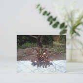 Kinderen die veel te weinig lezen briefkaart (Staand voorkant)