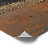 Kinderen die vliegeren bij zonsondergang - Vibrant Poster (Hoek)