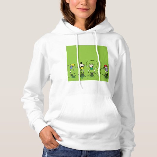 Kinderen die vrouwen in het lichaam houden hoodie (Voorkant)