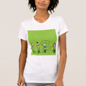 Kinderen die vrouwen T-Shirt spelen (Voorkant)