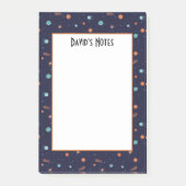 Kinderen Diepe Ruimte Vallende Sterren Planeten Zw Post-it® Notes (Voorkant)
