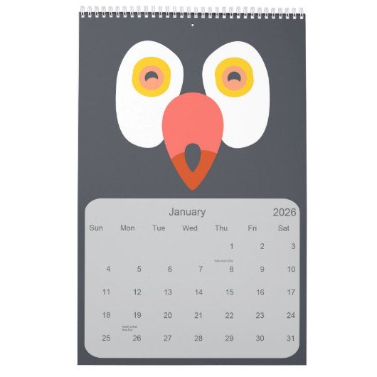 Kinderen Dierenkalender Kalender (Jan 2026)