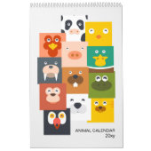 Kinderen Dierenkalender Kalender (Hoes)