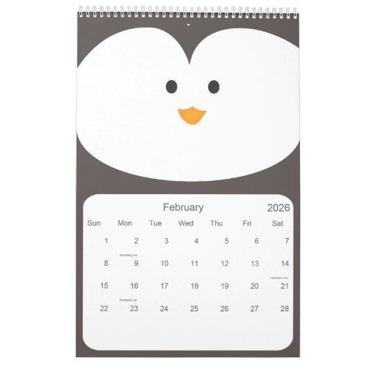 Kinderen Dierenkalender Kalender (Feb 2026)