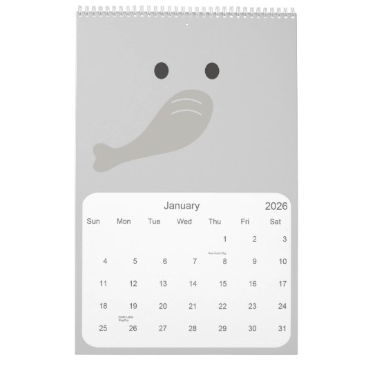 Kinderen Dierenkalender Kalender (Jan 2026)