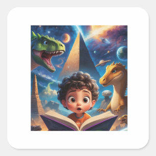 Kinderen Dinosaurus Leesboek Sticker