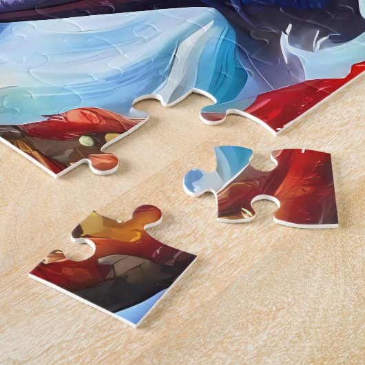 Kinderen Dinosaurus Legpuzzel (Zijkant)