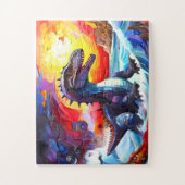 Kinderen Dinosaurus Legpuzzel (Verticaal)