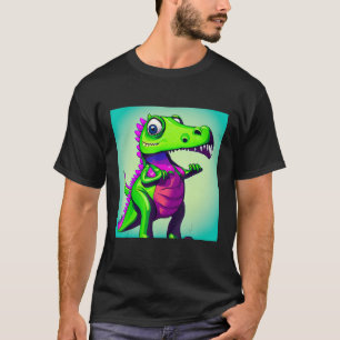 Kinderen Dinosaurus Leuke Dinosaurus Grafische Ver T-shirt
