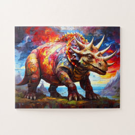 Kinderen Dinosaurus Mozaïek Legpuzzel