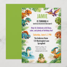 Kinderen Dinosaurus Thema Verjaardag