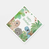 Kinderen Dinosaurus Verjaardag Servet (Hoek)