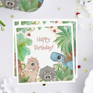 Kinderen Dinosaurus Verjaardag Servet