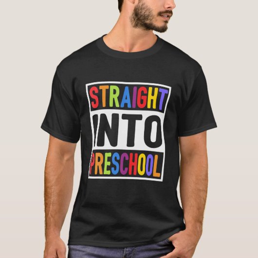Kinderen direct naar de eerste schooldag van de kl t-shirt (Voorkant)