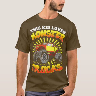 Kinderen Dit Kind verliest Monster Trucks1795 T-shirt