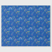 Kinderen Doodles Kleurrijke Kinder Tekeningen Cade Cadeaupapier (Vlak)