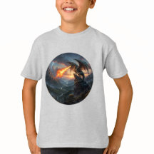 Kinderen Dragon print T-shirt