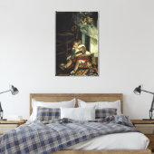 Kinderen dromen van speelgoed canvas afdruk (Insitu (Slaapkamer))