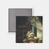 Kinderen dromen van speelgoed magneet (Voorkant / Achterkant)