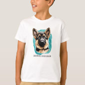 Kinderen Duitse herder T-shirt (Voorkant)