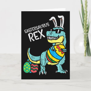 Kinderen Eastersaurus Rex Pasen Trex Konijn Peuter Kaart