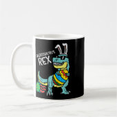 Kinderen Eastersaurus Rex Pasen Trex Konijn Peuter Koffiemok (Links)