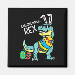 Kinderen Eastersaurus Rex Pasen Trex Konijn Peuter Magneet
