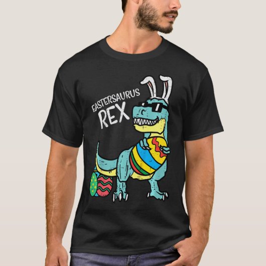 Kinderen Eastersaurus Rex Pasen Trex Konijn Peuter T-shirt (Voorkant)