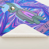 Kinderen Eenhoorn - Ik hou van Eenhoorns Sherpa Deken (3/4)