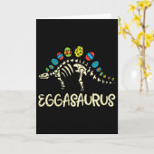 Kinderen Eggasaurus Pasen Stegosaurus Dinosaurus J Kaart (Gele Bloem)