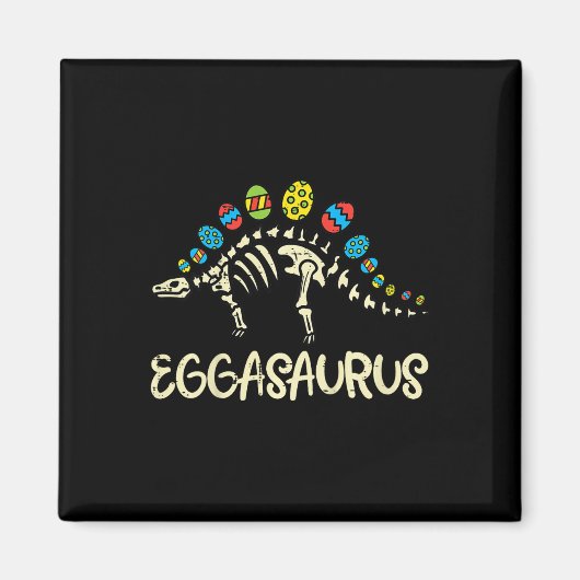 Kinderen Eggasaurus Pasen Stegosaurus Dinosaurus J Magneet (Voorkant)