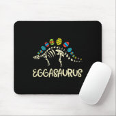 Kinderen Eggasaurus Pasen Stegosaurus Dinosaurus J Muismat (Met muis)