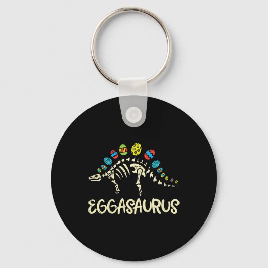 Kinderen Eggasaurus Pasen Stegosaurus Dinosaurus J Sleutelhanger (Voorkant)