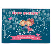 Kinderen | Eigen naam kerstmis Groot Cadeauzakje (Voorkant)