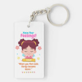 Kinderen Emotie Met Calmte Sleutelhanger (achterkant)