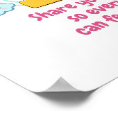 Kinderen Emotie Met Gelukkig Poster (Hoek)