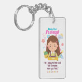 Kinderen Emotie Met Traurigheid Sleutelhanger (Voorkant Links)