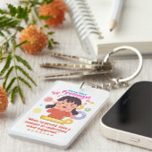 Kinderen Emotie Met Verrast Sleutelhanger (Voorkant Rechts)