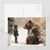 Kinderen en beren briefkaart (Voorkant / Achterkant)