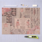  kinderen en collage Shabby Chic Decoupage Tissuepapier (Craft)