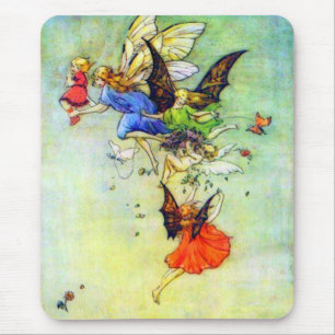 Kinderen en Faerie Mousepad Muismat