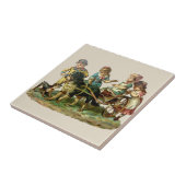 kinderen en honden tegeltje (Zijkant)