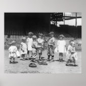 Kinderen en honkbal, begin jaren 1900 poster (Voorkant)